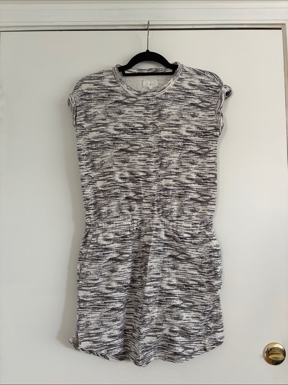Casual Heathered Grey Dress 100% Cotton